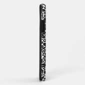 Blume Design - Schwarz auf Weiß.pdf Case-Mate iPhone Hülle (Hinten/Rechts)