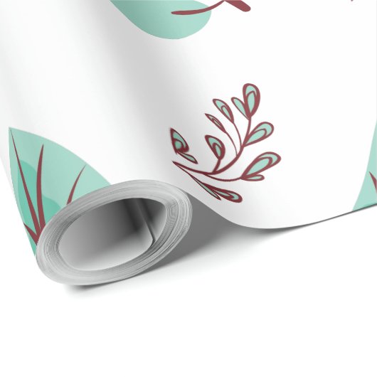 Blume Design Serie 2 Geschenkpapier (Rolleneckpunkt)