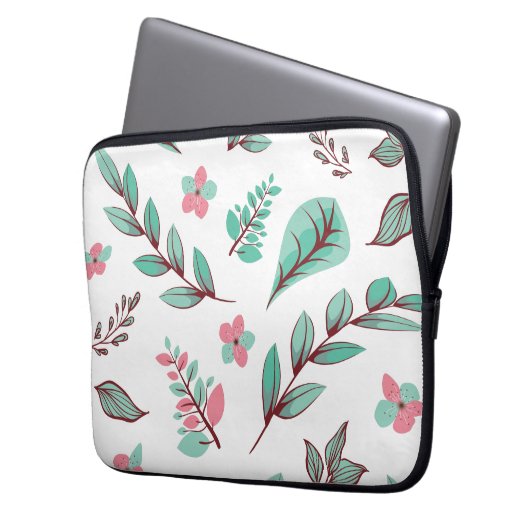 Blume Design Serie 2 Laptopschutzhülle (Vorderseite Links)