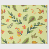 Blume Design Serie 3 Geschenkpapier (Flach)