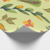Blume Design Serie 3 Geschenkpapier (Ecke)