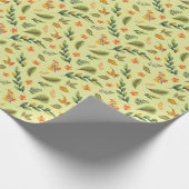 Blume Design Serie 3 Geschenkpapier (Ecke)