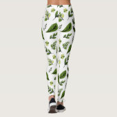 Blume Design Serie 4 Leggings (Rückseite)