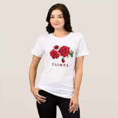 BLUME DESIGN T - SHIRT (Vorderseite voll)
