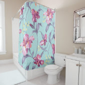 Blume Design Textil Illustration,Hintergrund,d Duschvorhang (Beispiel)