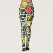 Blume Design von William Morris Seaweed Leggings (Rückseite)