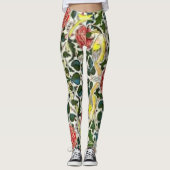 Blume Design von William Morris Seaweed Leggings (Vorderseite)