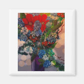 Blume-Designmagnet Magnet (Vorne)