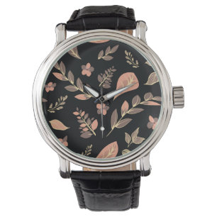 Blume-Designserie Armbanduhr