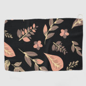 Blume-Designserie Golfhandtuch (Horizontal)
