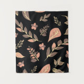 Blume-Designserie Wandteppich (Vorderseite)