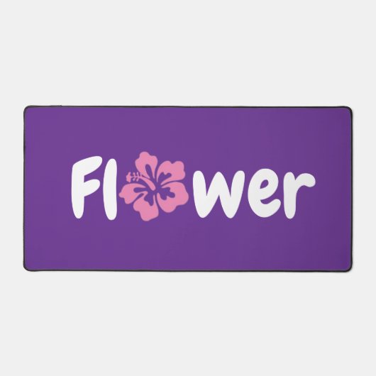 Blume Desk Mat Schreibtischunterlage (Vorderseite)