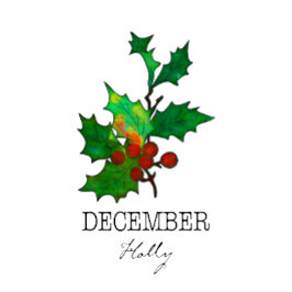 Blume Dezember Holly T-Shirt