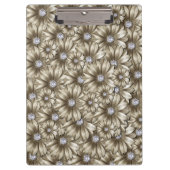Blume Diamonds Clipboard Klemmbrett (Vorderseite)