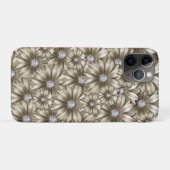 Blume Diamonds iPhone Case (Rückseite (Horizontal))