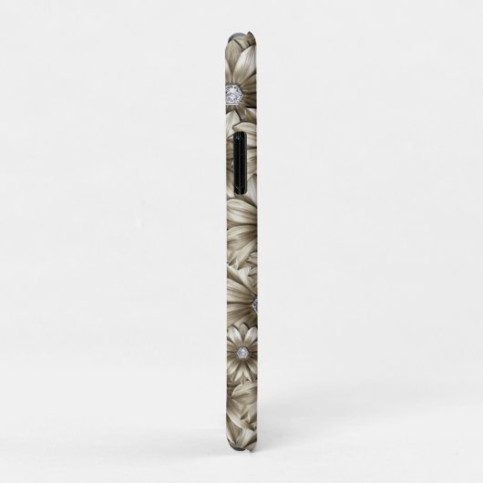 Blume Diamonds iPhone Case (Hinten/Rechts)