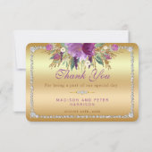 Blume Diamonds Wedding Danke Gold (Rückseite)