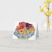 Blume, die an Ihre Karte denken (Gelbe Blume)