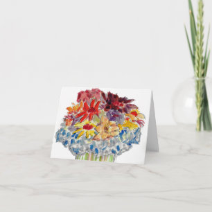 Blume, die an Ihre Karte denken