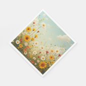 Blume, die der Quelle ähneln Serviette (Ecke)