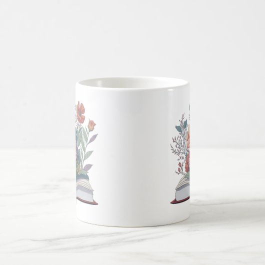 Blume, die ein Formularbuch erstellen, Blumenbuch Kaffeetasse (Mittel)
