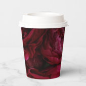 Blume, die einfach zu Papieraufnahmen gehen Pappbecher (Rückseite)