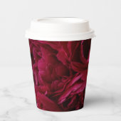 Blume, die einfach zu Papieraufnahmen gehen Pappbecher (Vorderseite)