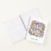 *~* Blume, DIE ICH JETZT ERHALTE AP85 Manifestatio Notizblock (Innenseite)