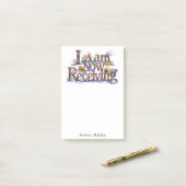 *~* Blume, DIE ICH JETZT ERHALTE AP85 Manifestatio Post-it Klebezettel (Auf Schreibtisch)