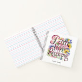 *~* Blume, DIE ICH JETZT ERHALTE AP85 Manifesting Notizblock (Innenseite)