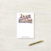 *~* Blume, DIE ICH JETZT ERHALTE AP85 Manifesting Post-it Klebezettel (Auf Schreibtisch)