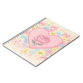 Blume, die im Herzen blühen.. von Natasha Us Notizblock (Linke Seite)