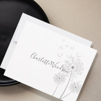 Blume, die in Wind-Script-Namen geblasen werden