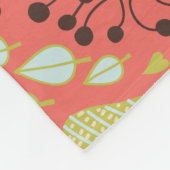 Blume, die Sie zum Lächeln bringen Fleecedecke (Ecke)