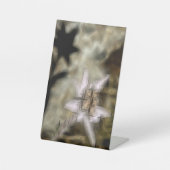 Blume digitaler Effekt des Stils "Eindruck" Sockelschild (Vorderseite)