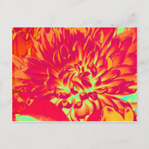 Blume digitaler Kunst Postkarte