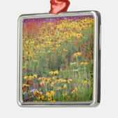 Blume-Display in den internationalen Friedensgärte Silbernes Ornament (Links)