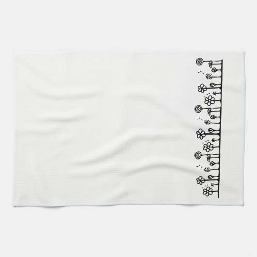 Blume Diwanbett Handtuch (Horizontal)