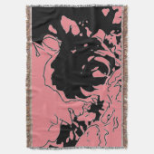 Blume Doodle Decke (Vorderseite Vertikal)