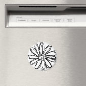 Blume Doodle Magnet (In Situ (Geschirrspüler))