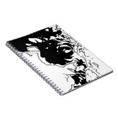 Blume Doodle Notizblock (Rechte Seite)
