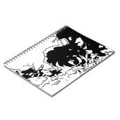 Blume Doodle Notizblock (Linke Seite)
