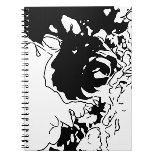 Blume Doodle Notizblock (Vorderseite)