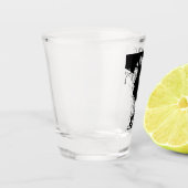 Blume Doodle Schnapsglas (Links)
