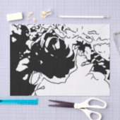 Blume Doodle Seidenpapier (Handwerk)