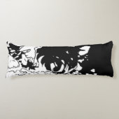 Blume Doodle Seitenschläferkissen (Vorderseite)