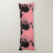 Blume Doodle Seitenschläferkissen (Rückseite (Vertikal))