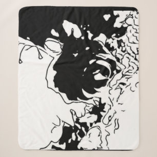 Blume Doodle Sherpadecke