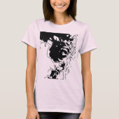 Blume Doodle T-Shirt (Vorderseite)