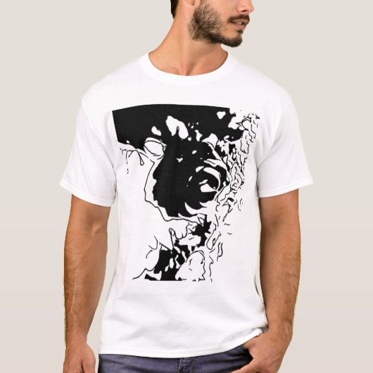 Blume Doodle T-Shirt (Vorderseite)